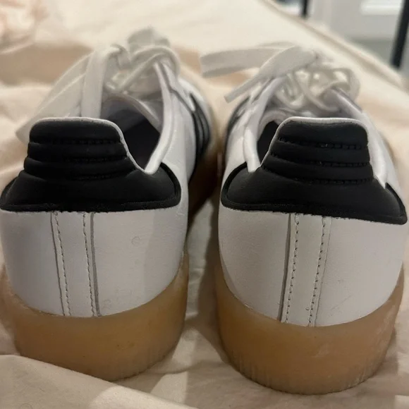 adidas samba White and Black Athletic Shoes - Picture 5 of 6